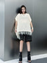 Fringe Knit Oversize Top